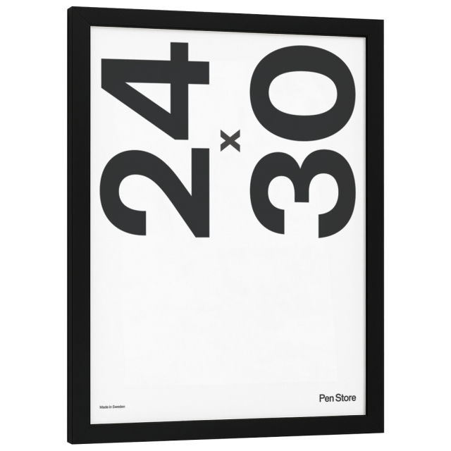 Cadre en bois noir 24x30 cm