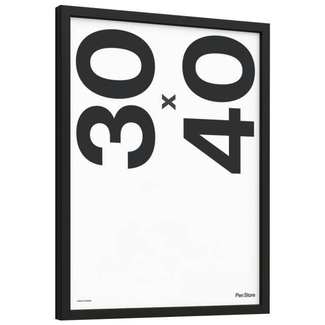 Cadre en bois noir 30x40 cm