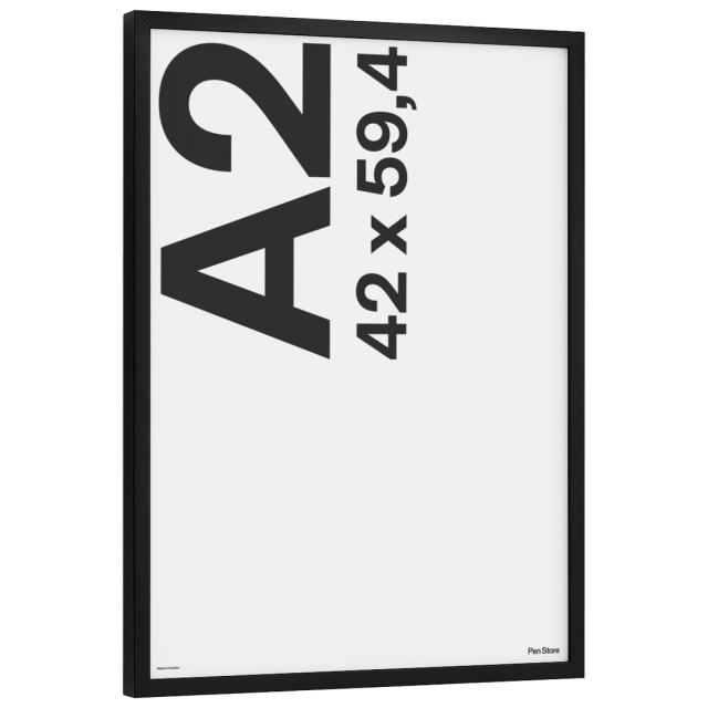 Cadre en bois noir 42x59,4 cm A2