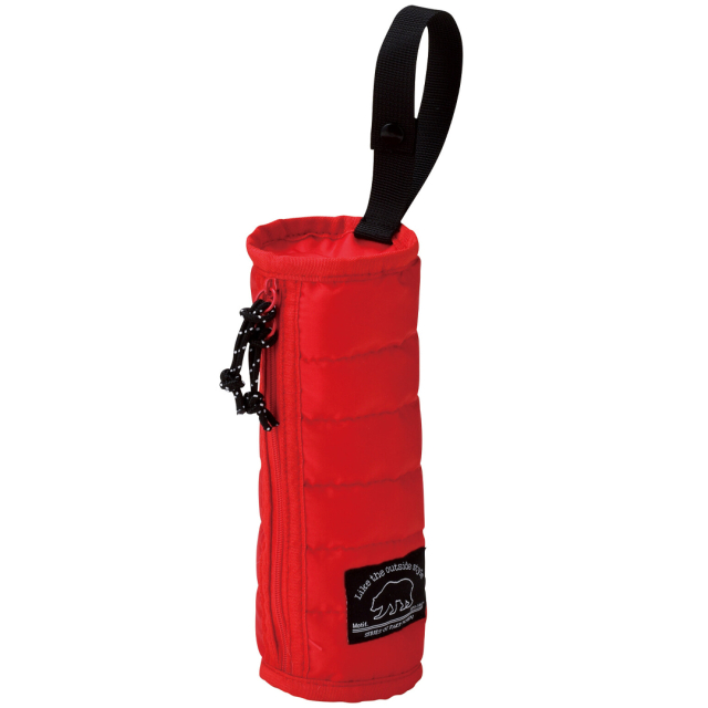 Trousse à crayons Faux Down Rouge