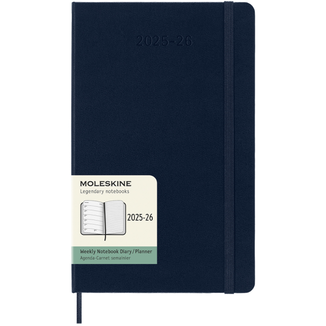 Calendrier 18M WeekNote Soft Cover Pocket Sapphire Blue