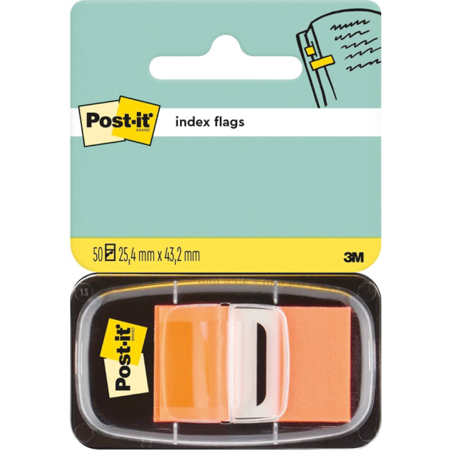 Onglets Post-it Index 25,4 x 43,2 mm Orange