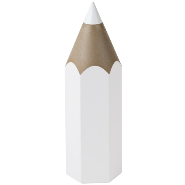 Porte-stylo Crayon à papier Blanc