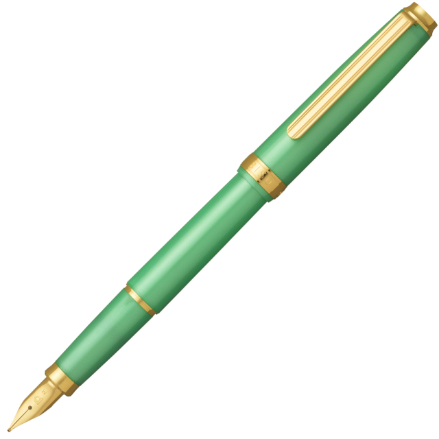 BISO Stylo-plume Sparkle Mint Green