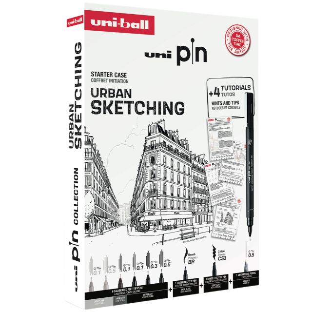 Pin Fine Line Urban Sketching Set