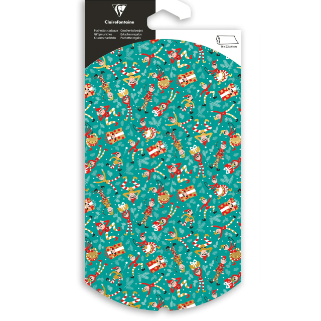 Poche cadeau 16x22cm Elves