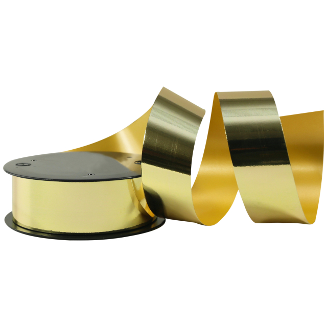 Ruban cadeau métallisé 10m x 25 mm Or