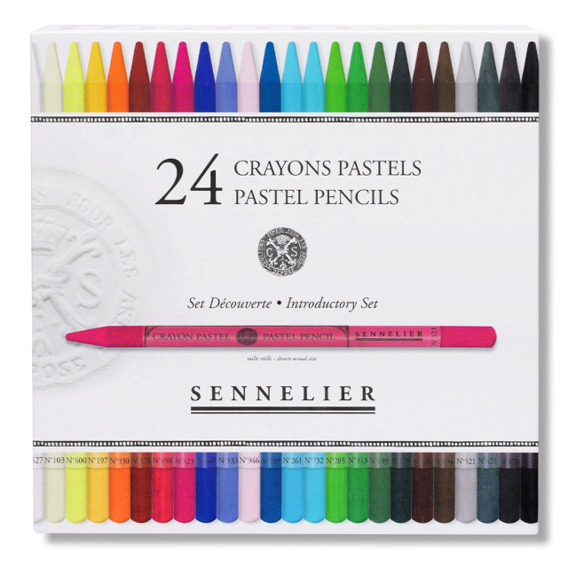 Crayons pastel set de 24