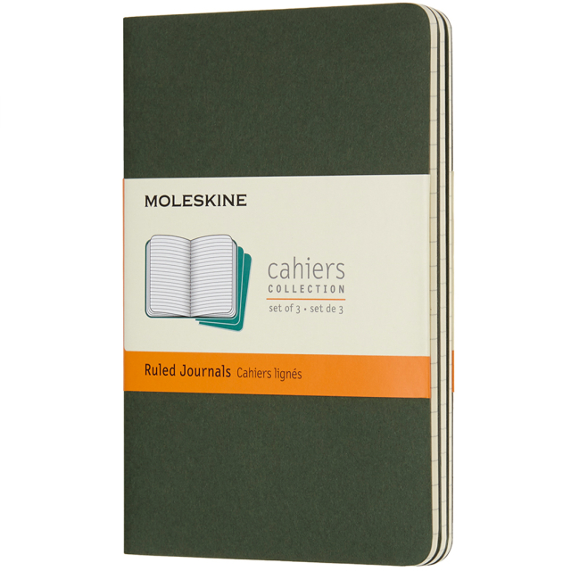 Cahier Notebook Pocket Green Ligné