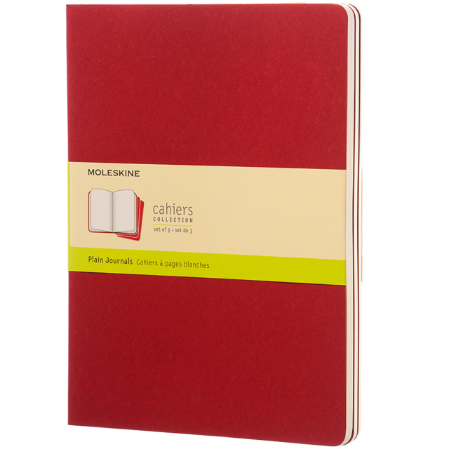 Cahier Notebook XL Red Non ligné