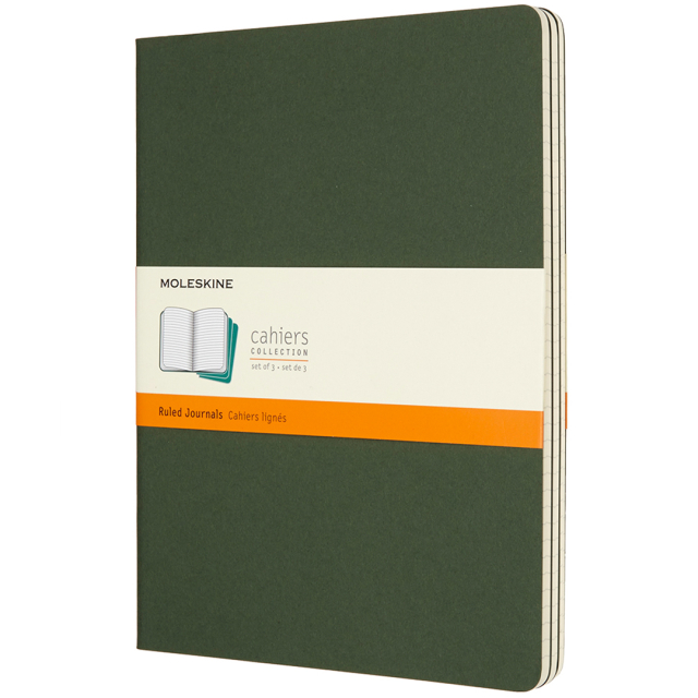 Cahier Notebook XL Green Ligné