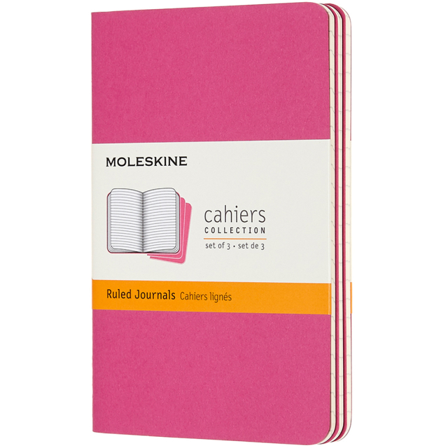 Cahier Notebook Pocket Pink Ligné