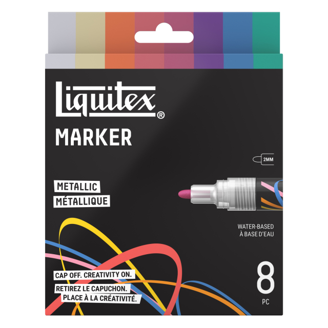 Marker Metallic lot de 8