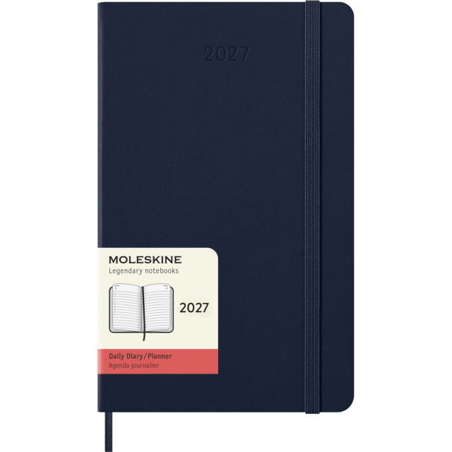 Calendrier 12M Daily 2027 Hardcover Large Sapphire Blue