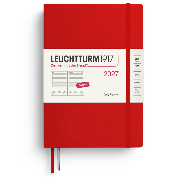Calendrier Daily Planner 2027 A5 Cherry