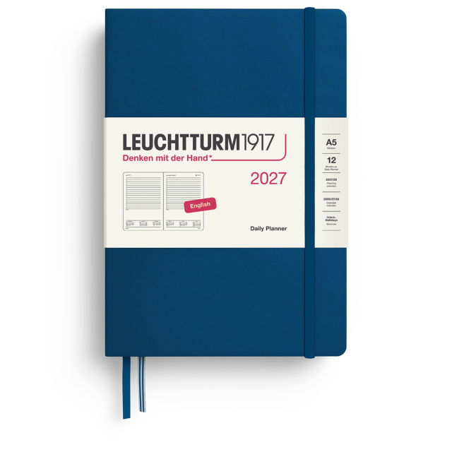 Calendrier Daily Planner 2027 A5 Indigo