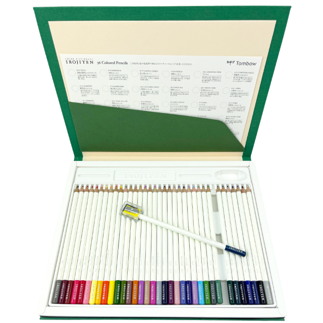 Irojiten crayons de couleur, coffret de 36