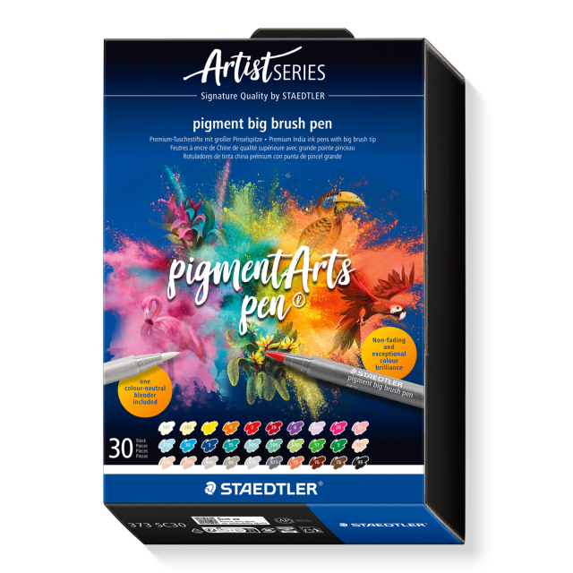 Pigment Arts Big Brush Pen ensemble de 30 +