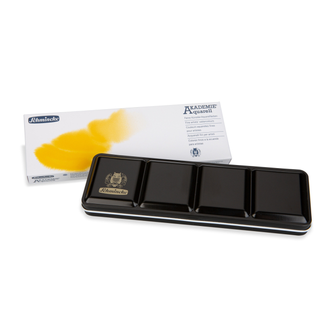 Akademie Aquarell Half Pans lot de 12 + 12 vides