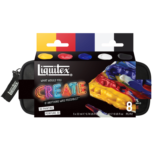 Peinture acrylique Basics 3D Painting 5 x 22 ml