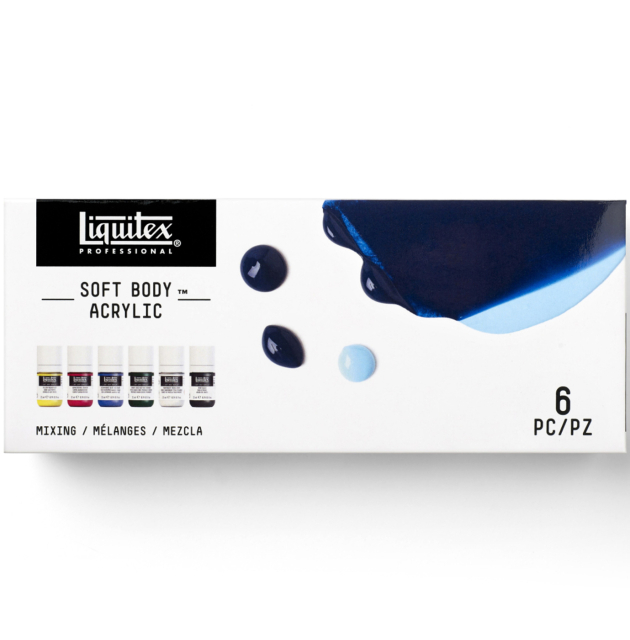Peinture acrylique Soft Body Mixing Set 6x22 ml