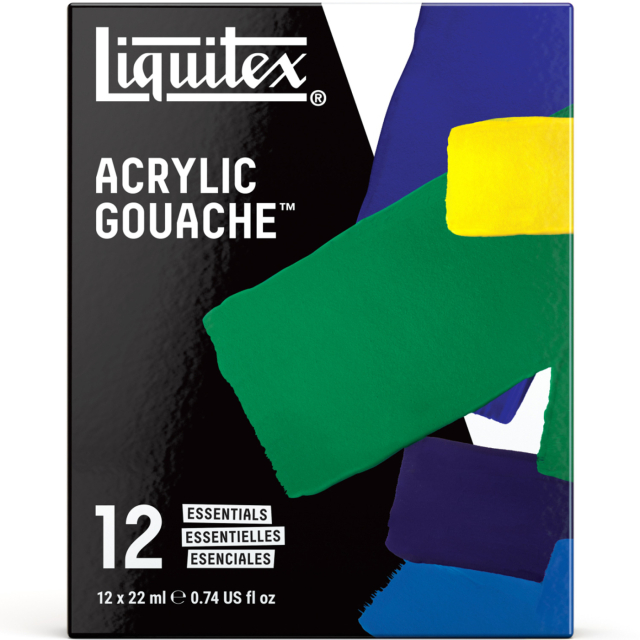 Peinture gouache Essentials Set 12x22 ml