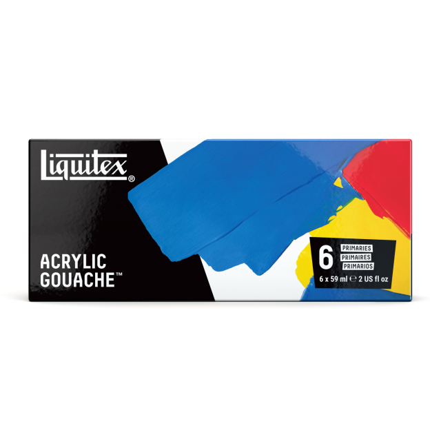 Peinture gouache Primaries Set 6x59 ml