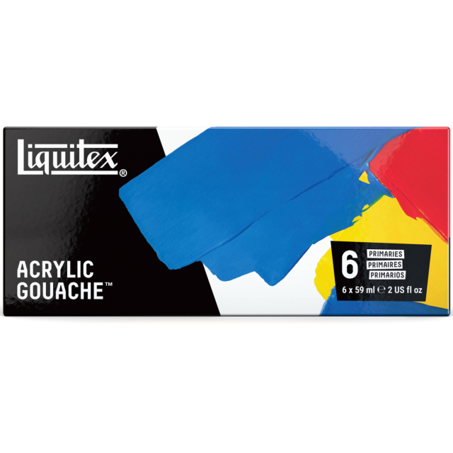 Peinture gouache Primaries Set 6x59 ml