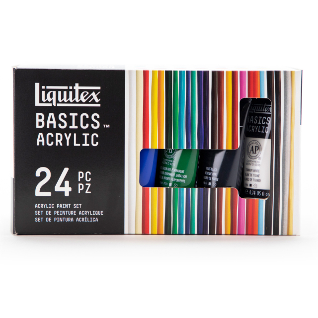 Peinture acrylique Basics Set 24x22 ml