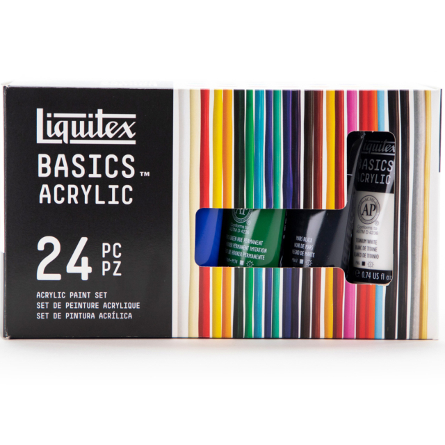 Peinture acrylique Basics Set 24x22 ml
