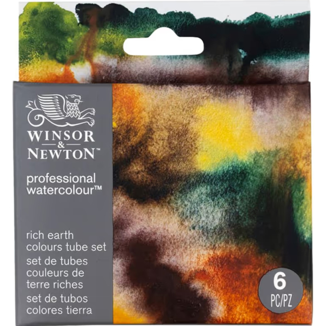 Aquarelle Professional Tubes 5 ml Rich Earth Set de 6