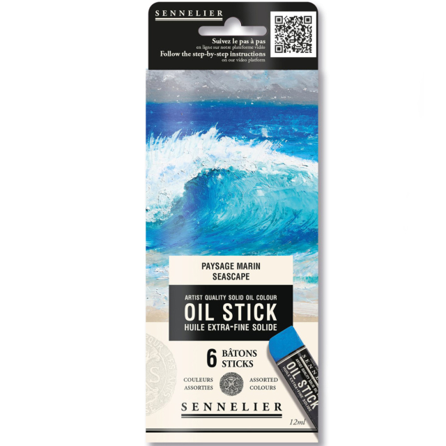Oil Stick Mini 6 couleurs Seascape