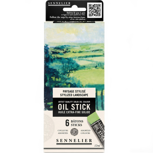 Oil Stick Mini 6 couleurs Stylish landscape