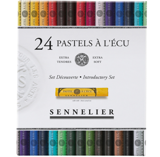 Pastels tendres à l'écu Introduction 24 couleurs