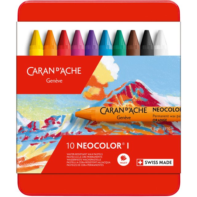 Neocolor I Crayons de couleur pastel  Set de 10