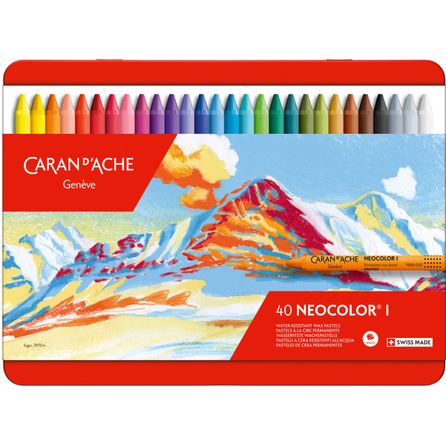 Neocolor I Crayons de couleur pastel  Set de 40