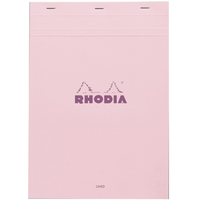 Block Pink No.18 A4 à lignes