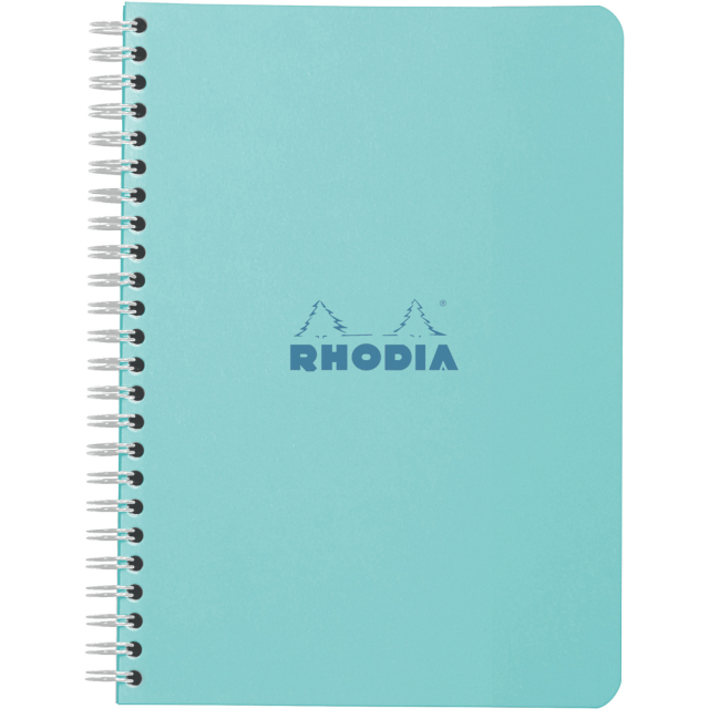 Notebook Spiral Azure A5 à lignes