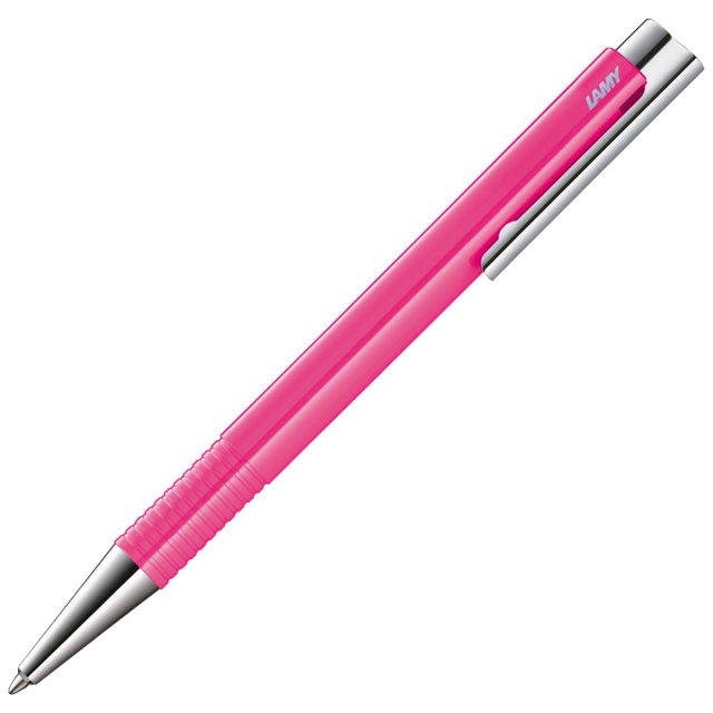 Logo M+ Neonpink Stylo à bille