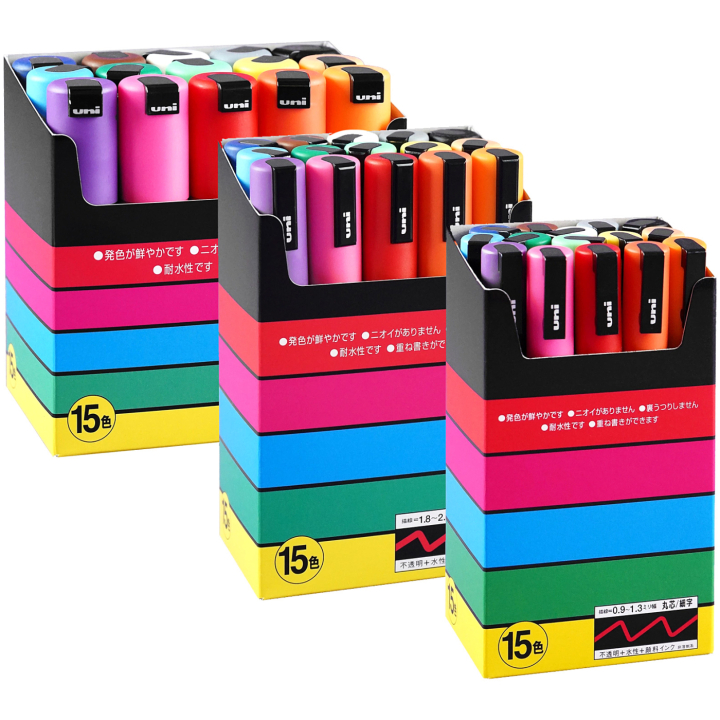POSCA Bundle Kit Vol. 2 dans le groupe Stylos / Crayons d'artistes / Feutres chez Pen Store (posca-bundle-2)