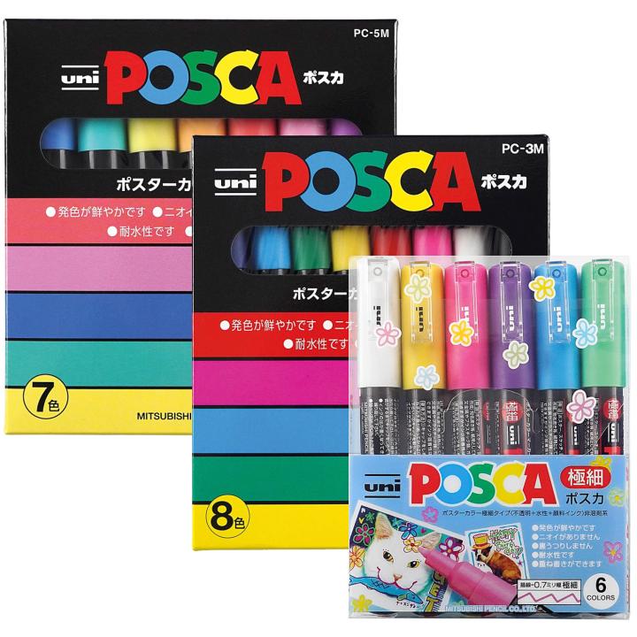 POSCA Bundle Kit Vol. 3 dans le groupe Stylos / Crayons d'artistes / Feutres chez Pen Store (posca-bundle-3)