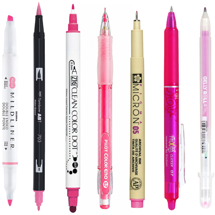 Sample kit Rose dans le groupe Shop by colour / Shop by colour: Rose chez Pen Store (sample02_set)