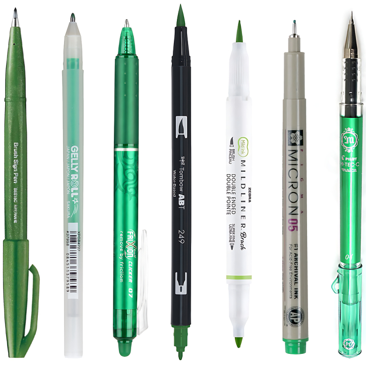 Sample kit Vert dans le groupe Selected / Sample kits chez Pen Store (sample09_set)
