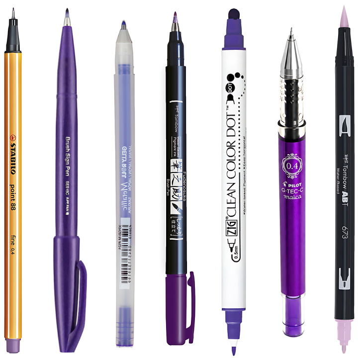 Sample kit Violet dans le groupe Selected / Sample kits chez Pen Store (sample10_set)