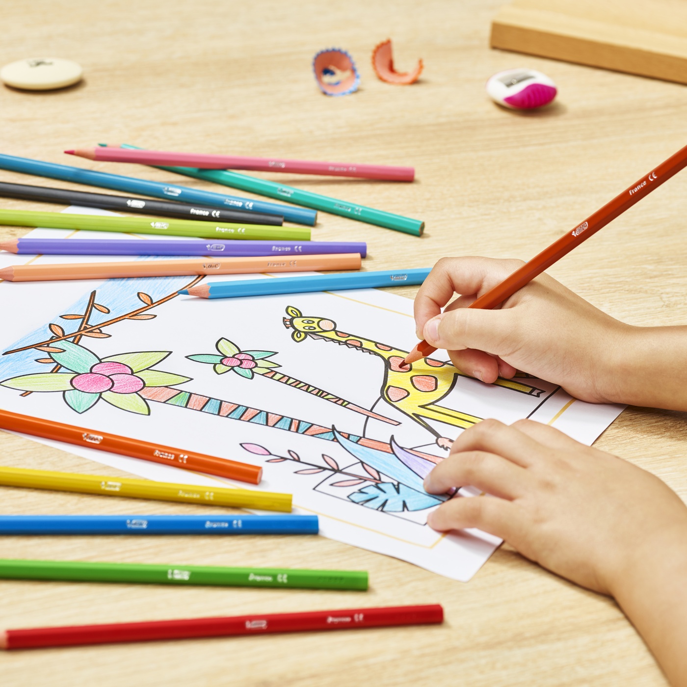 Crayons de couleur Kids Tropicolors (+5 ans) Lot de 24 dans le groupe Kids / Crayons pours les enfants / Crayons de couleurs pour les enfants chez Pen Store (100241)