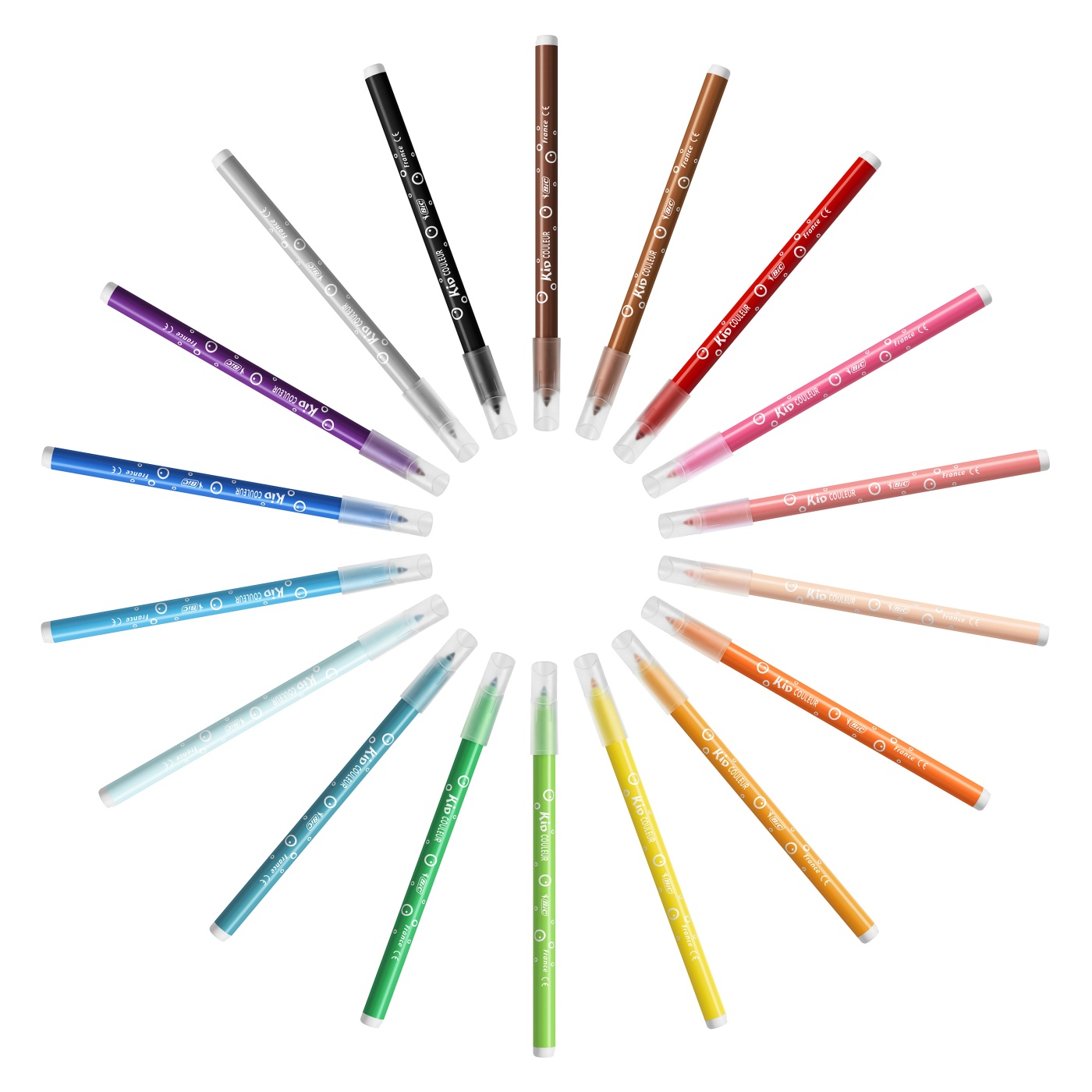 Feutres de coloriage Kids Couleur (+5 ans) Lot de 18 dans le groupe Kids / Crayons pours les enfants / 5 ans + chez Pen Store (100252)