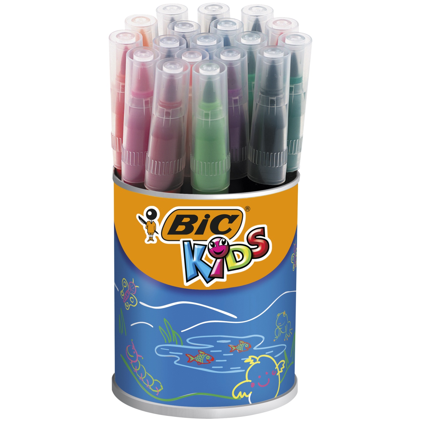 Kids Visaquarelle Brush (+5 ans) Lot de 18 dans le groupe Kids / Crayons pours les enfants / 5 ans + chez Pen Store (100256)