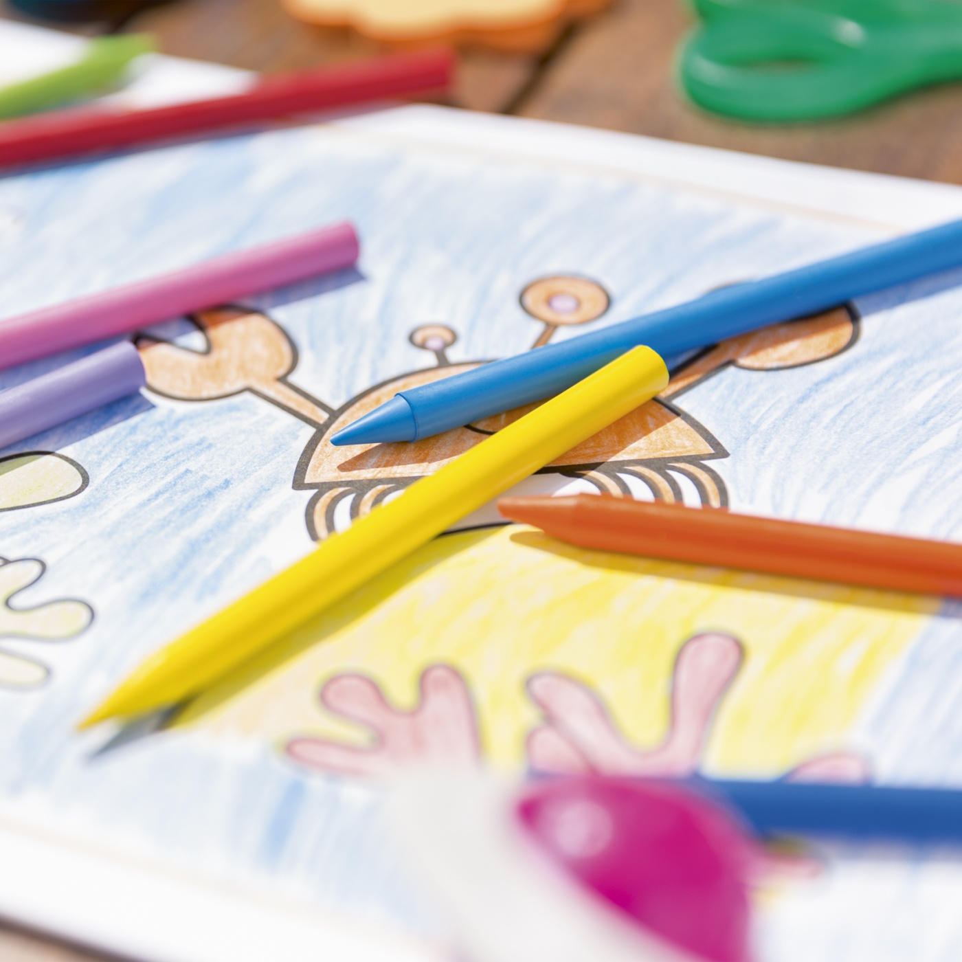 Craies de coloriage Kids Plastidecor (+3 ans) Lot de 24 dans le groupe Kids / Crayons pours les enfants / 3 ans + chez Voorcrea (100259)