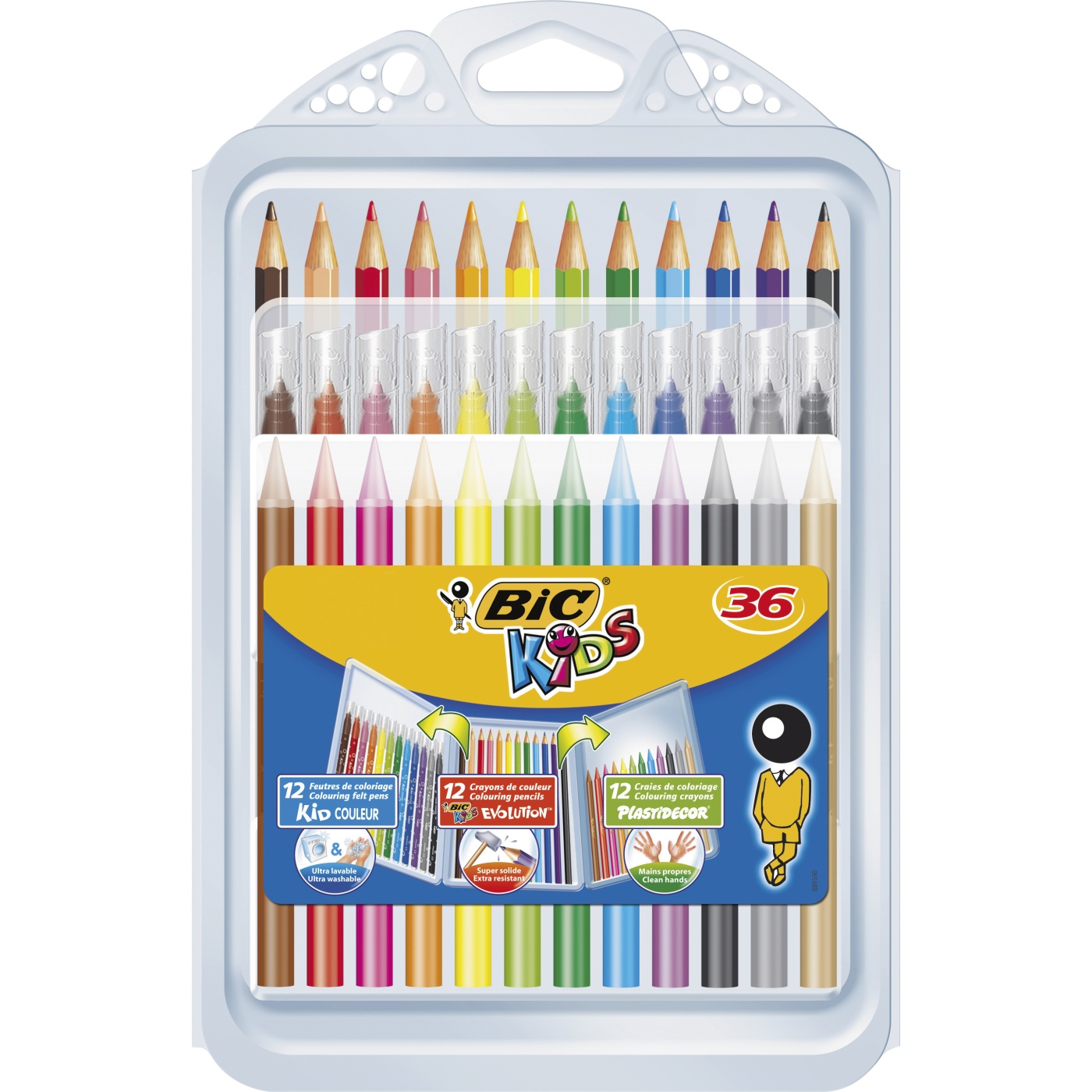 BIC Kit de coloriage Kids 1 - 36 pièces