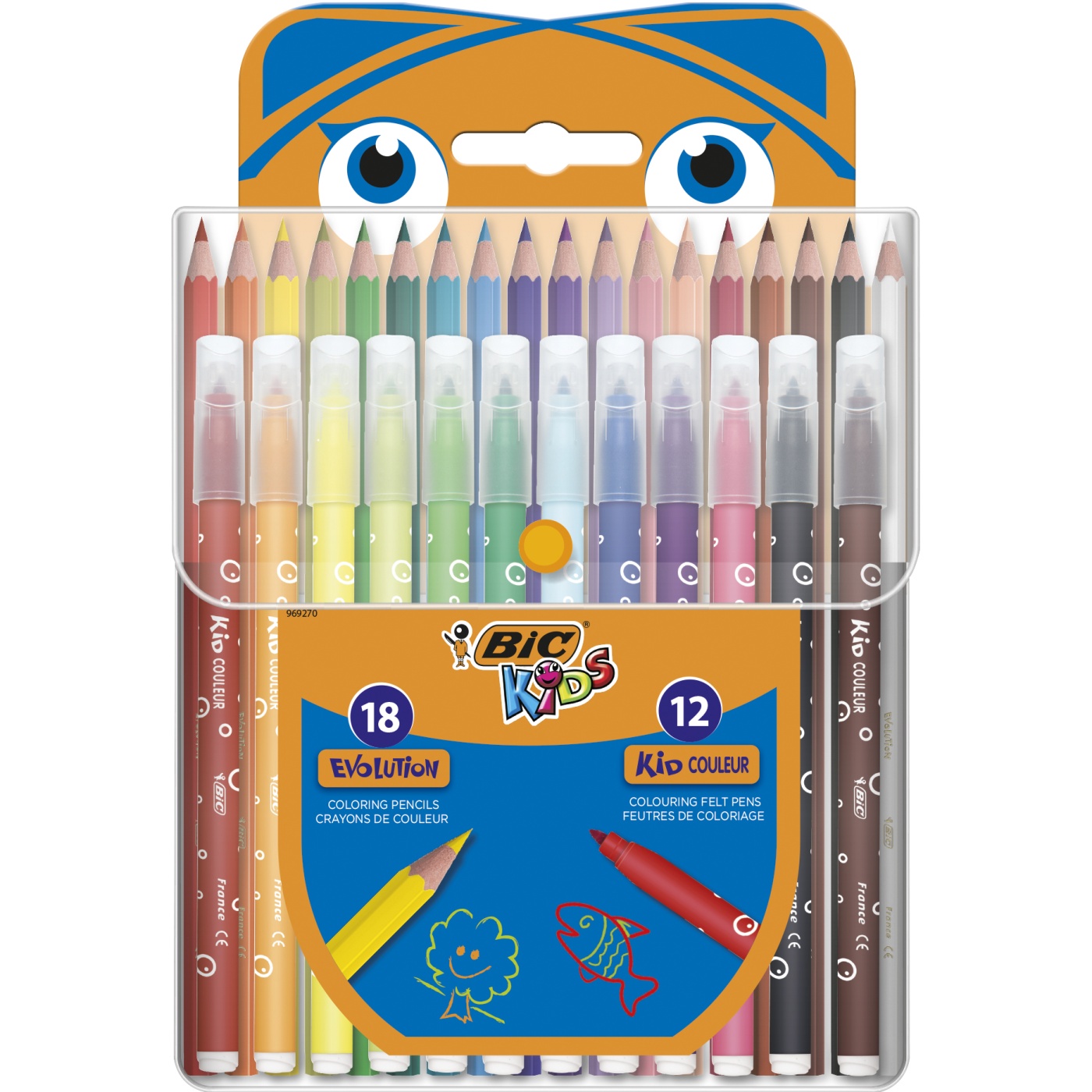 Kit de coloriage Kids 2 - 30 pièces dans le groupe Kids / Crayons pours les enfants / Craies pour les enfants chez Voorcrea (100261)